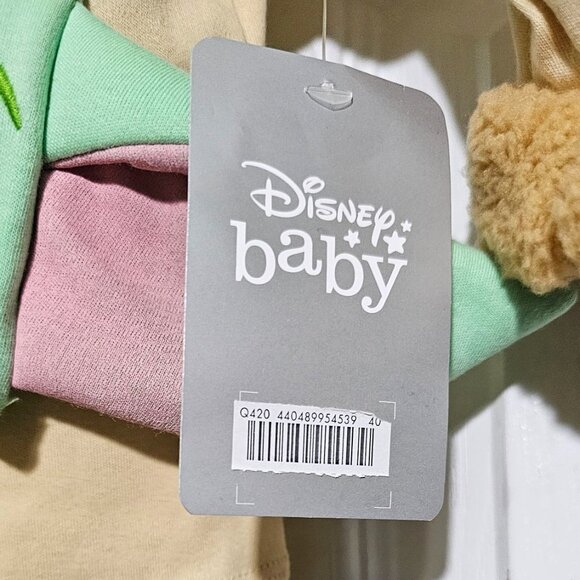 Disney Baby Yoda Costume 6-9 Months Grogu The Mandalorian Halloween Disney Store - Picture 6 of 9